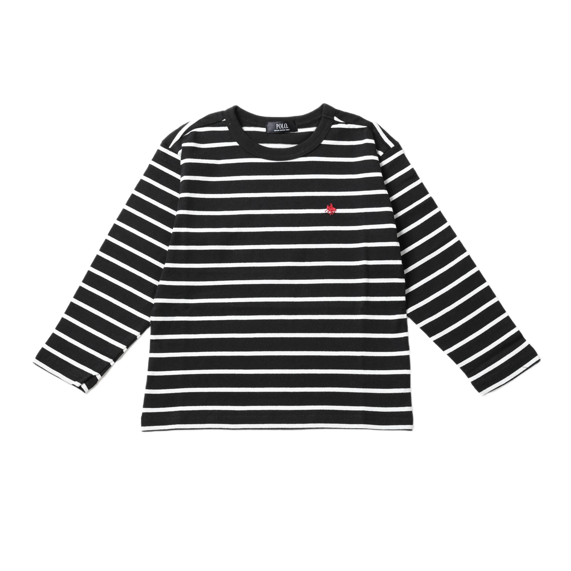 KIDS】プレイヤー刺繍ボーダーロングTシャツ – POLO British Country 