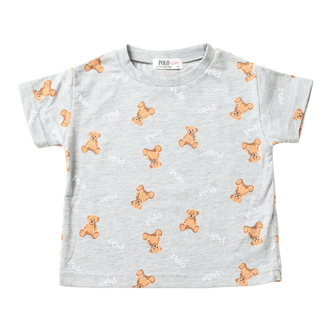 BABY】くま+ロゴ総柄半袖Tシャツ – POLO British Country Spirit