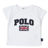【BABY】ロゴアップリケ半袖Tシャツ