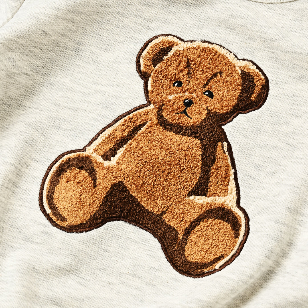 【BABY】BEAR刺繍裏毛スウェット