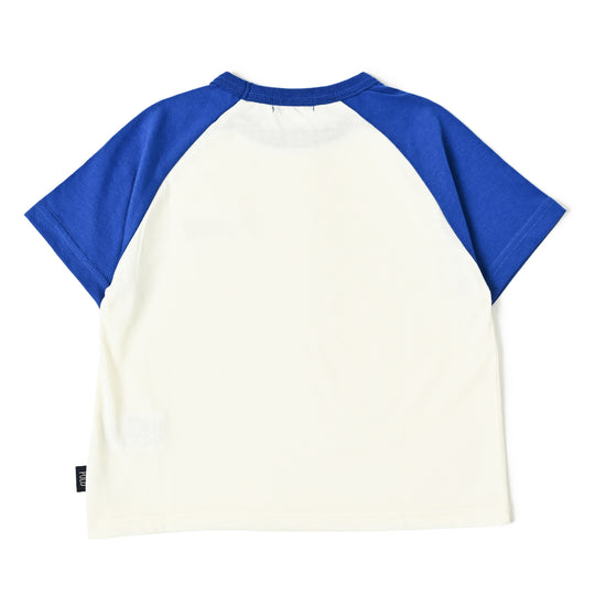 【KIDS】POLOロゴ刺繍ラグランTシャツ