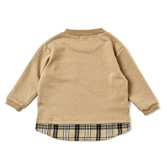 【KIDS】レイヤード風ポケットＴシャツ