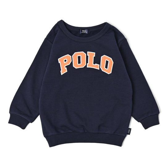 【KIDS】ロゴワッペン裏毛スウェット