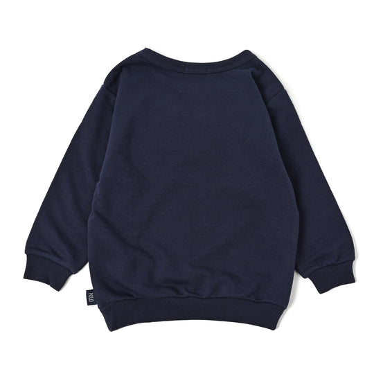 【KIDS】ロゴワッペン裏毛スウェット