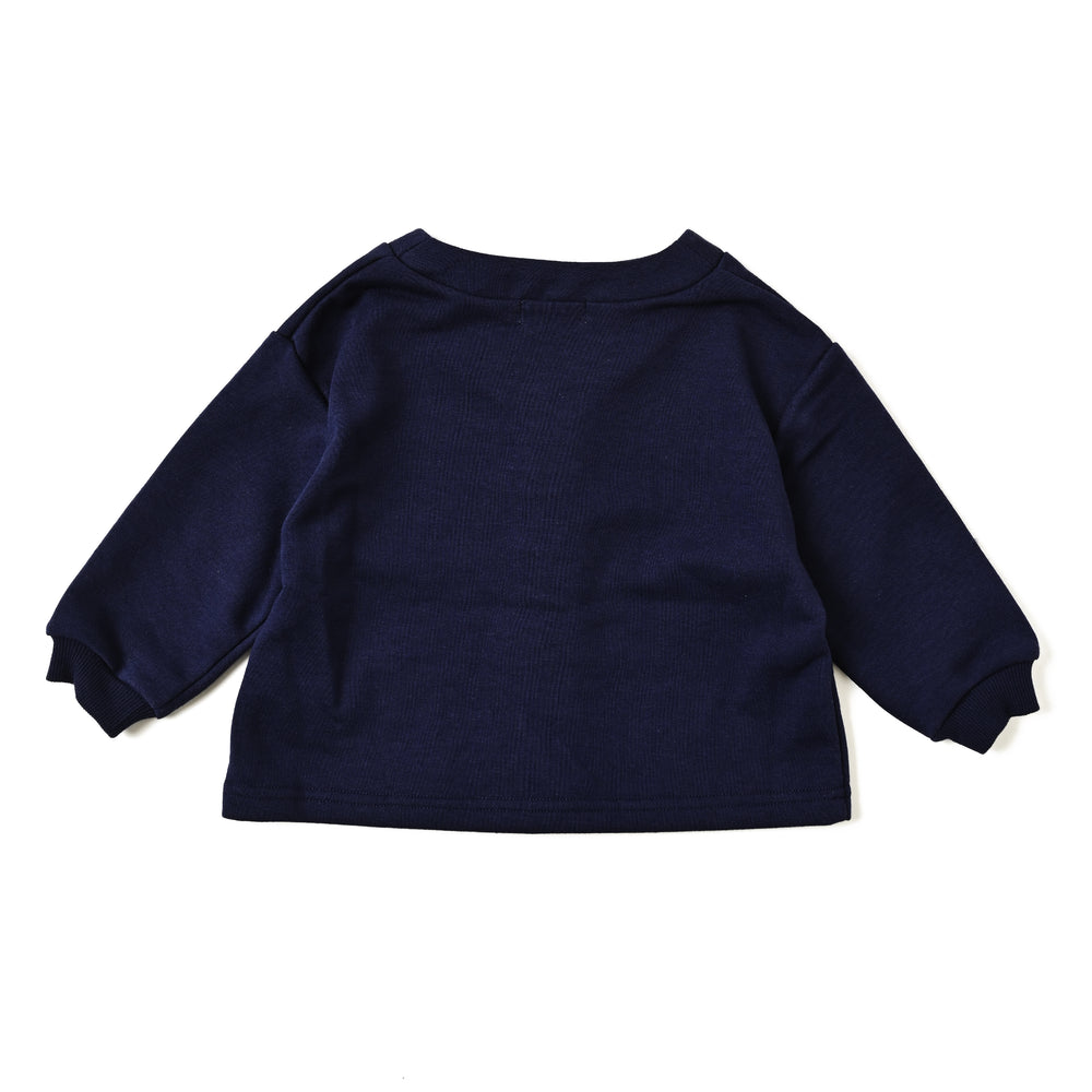 【BABY】プレイヤー刺繍裏毛カーディガン