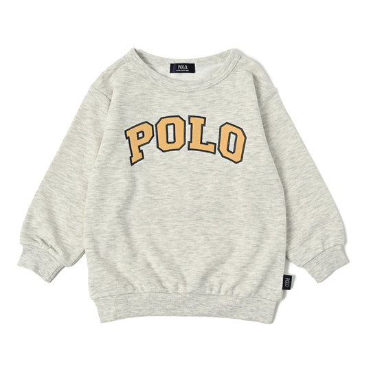 【KIDS】ロゴワッペン裏毛スウェット