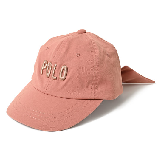 【BABY】【KIDS】バックリボンPOLOロゴCAP