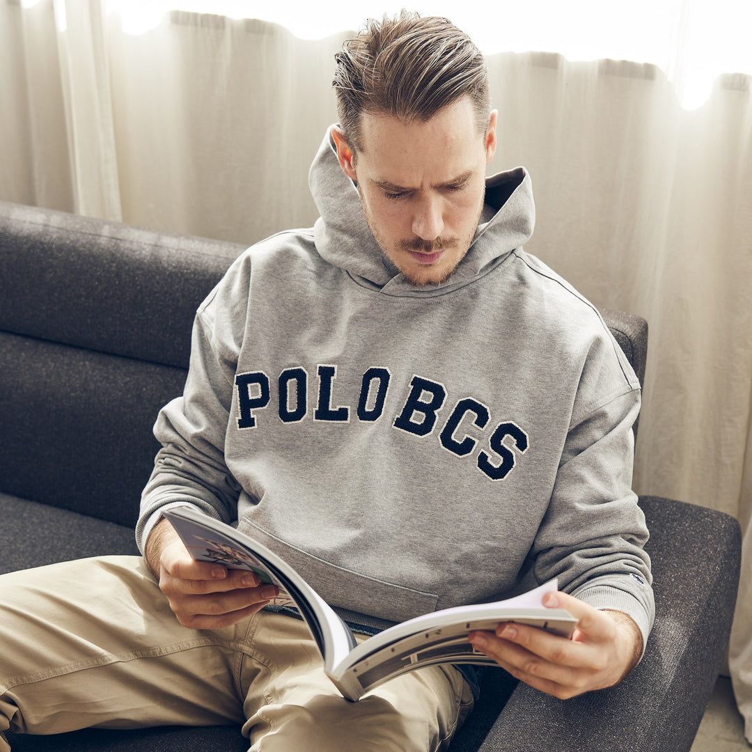 【MEN’S】アーチロゴ裏毛フーディー