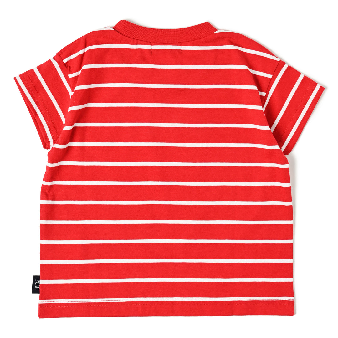【KIDS】ワンポイント刺繍半袖Tシャツ