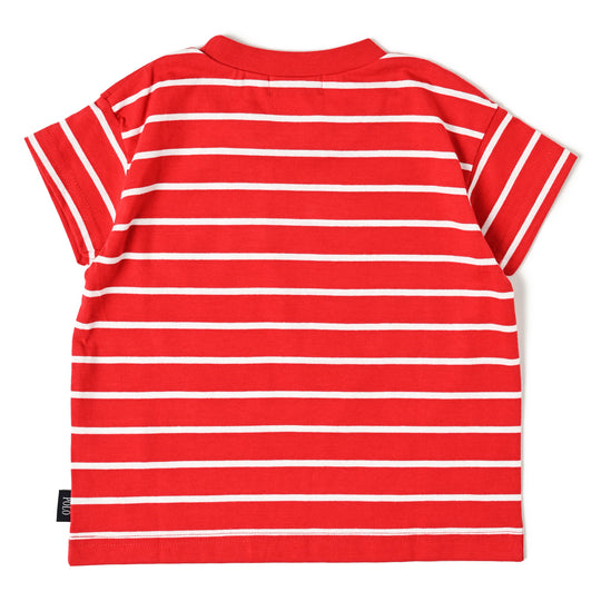 【KIDS】ワンポイント刺繍半袖Tシャツ