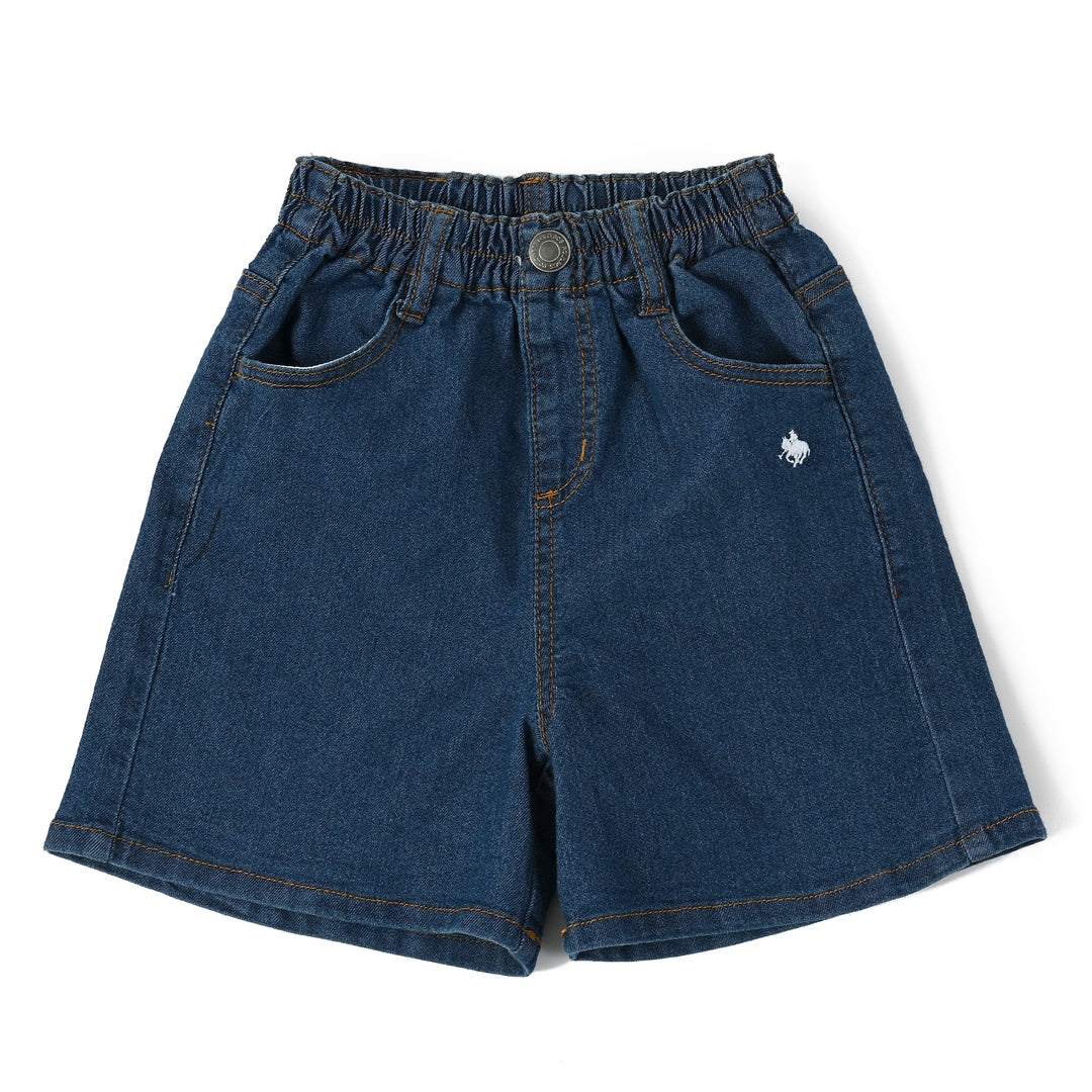 【KIDS】デニムハーフパンツ
