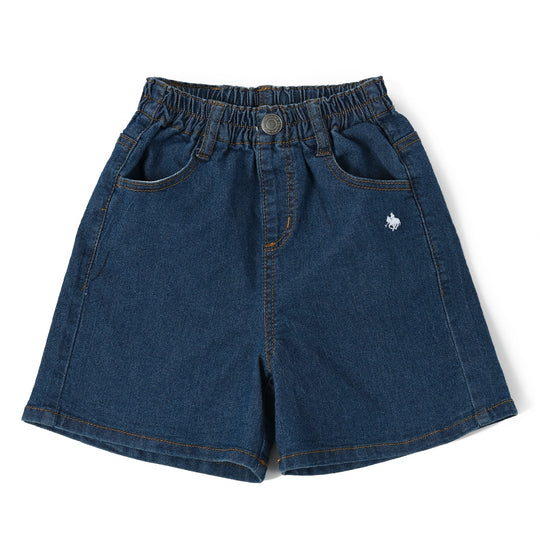【KIDS】デニムハーフパンツ