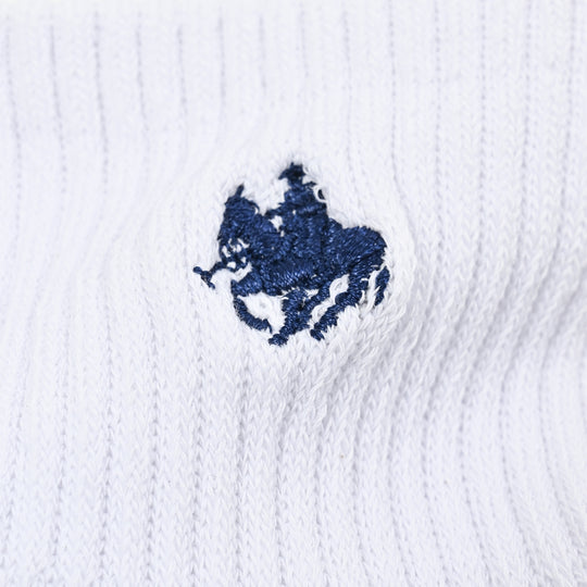 【MEN’S】珪藻土繊維プレイヤー刺繍ショート丈ソックス