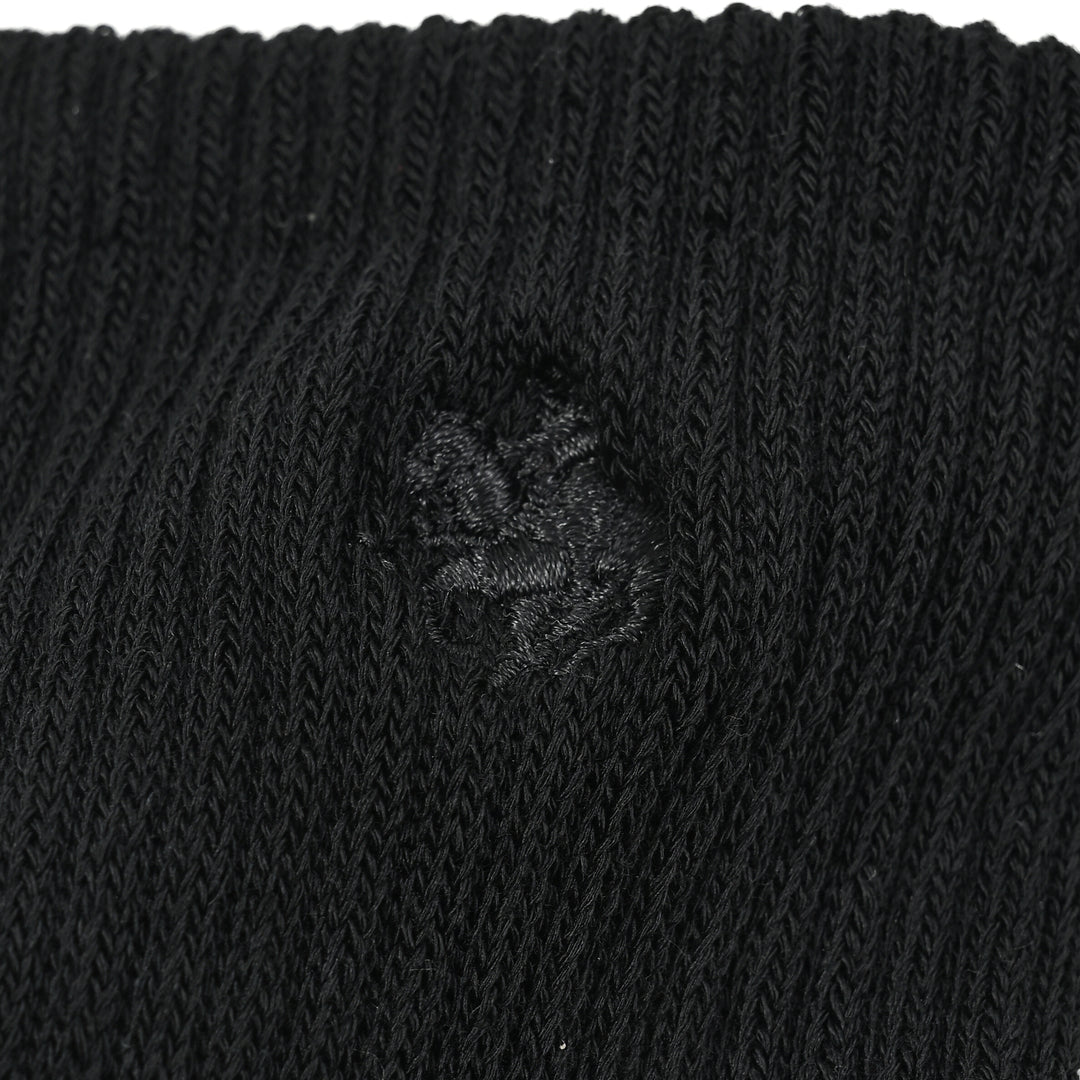 【MEN’S】珪藻土繊維プレイヤー刺繍ショート丈ソックス