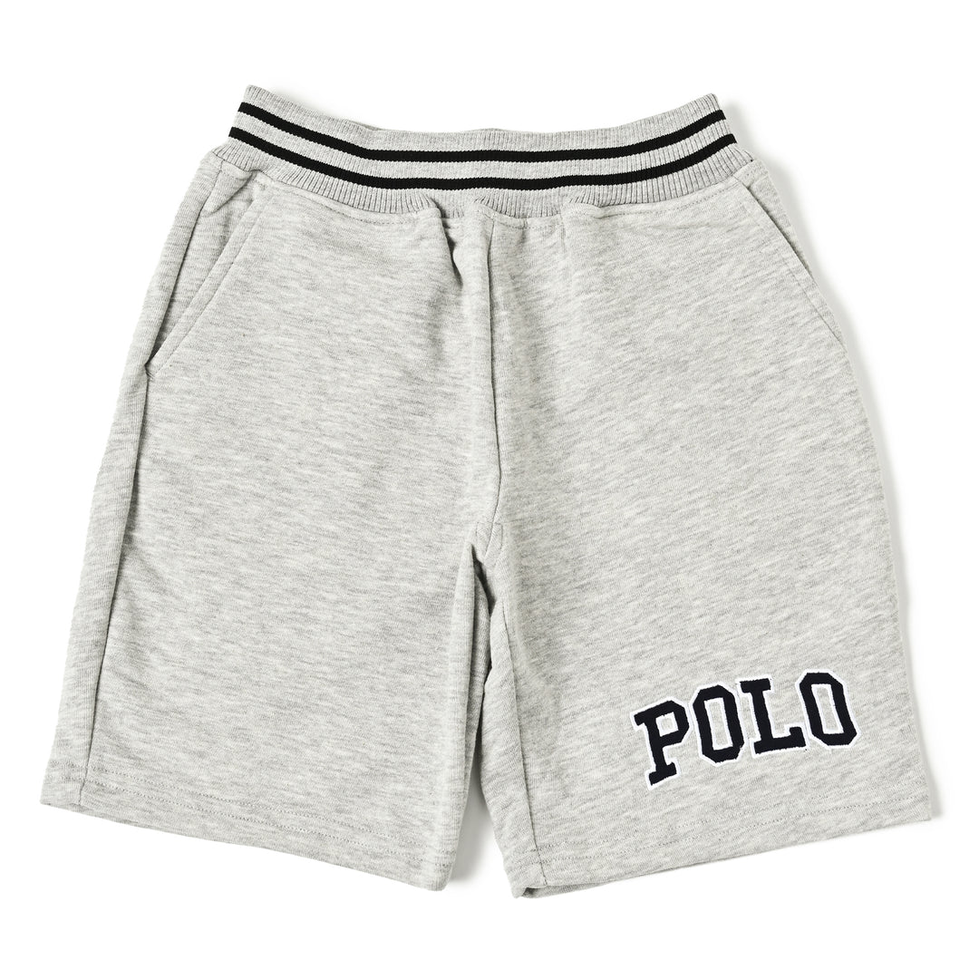 【KIDS】POLOロゴアップリケハーフパンツ