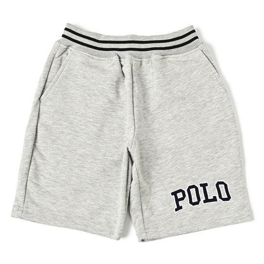 【KIDS】POLOロゴアップリケハーフパンツ