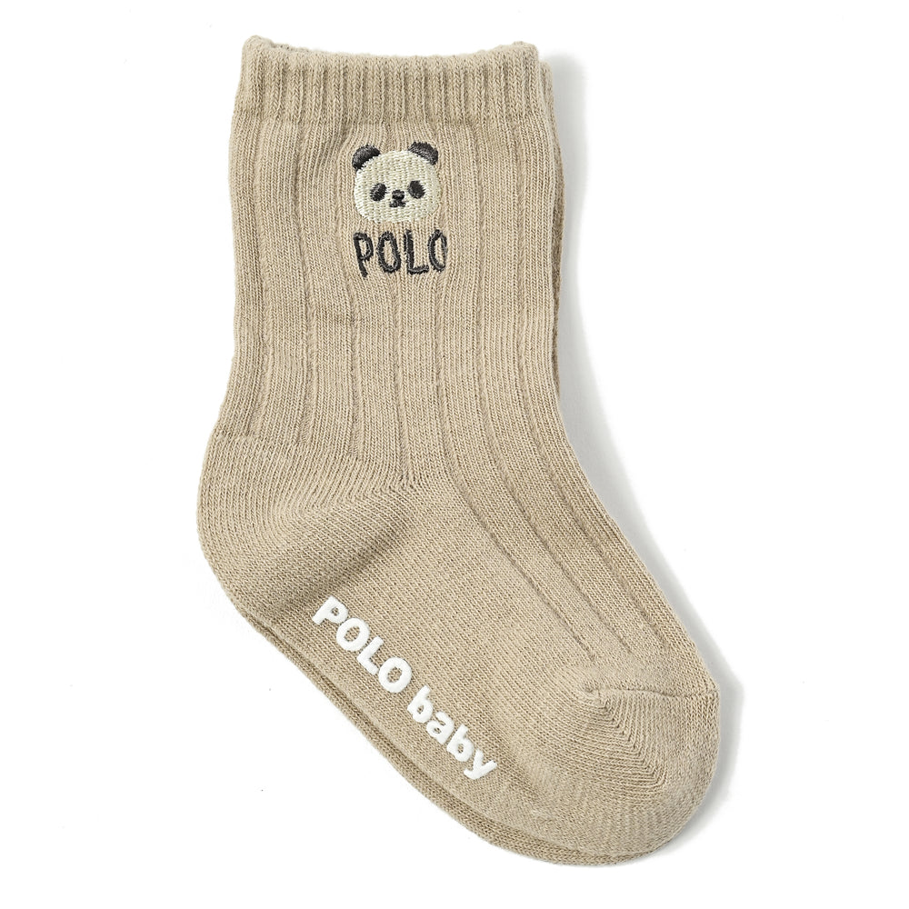 【BABY】【KIDS】３Pソックス(パンダ）