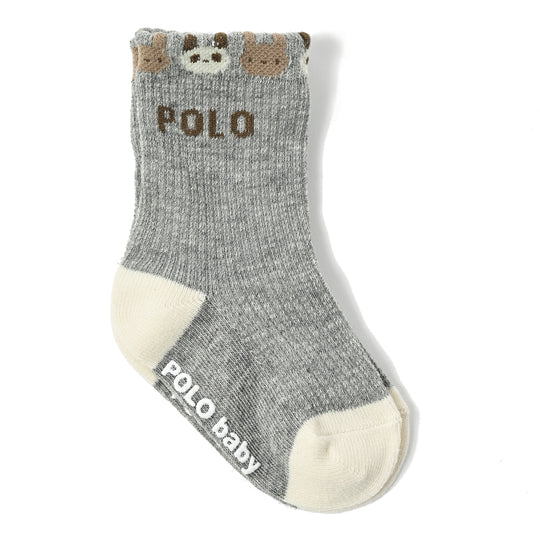 【BABY】【KIDS】３Pソックス(パンダ）