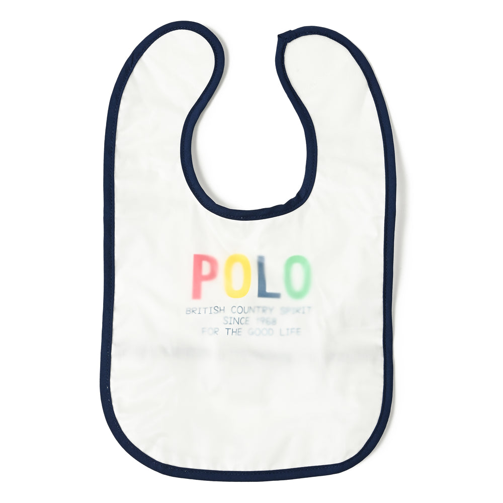 【BABY】トラッドロゴお食事エプロン（2枚組）