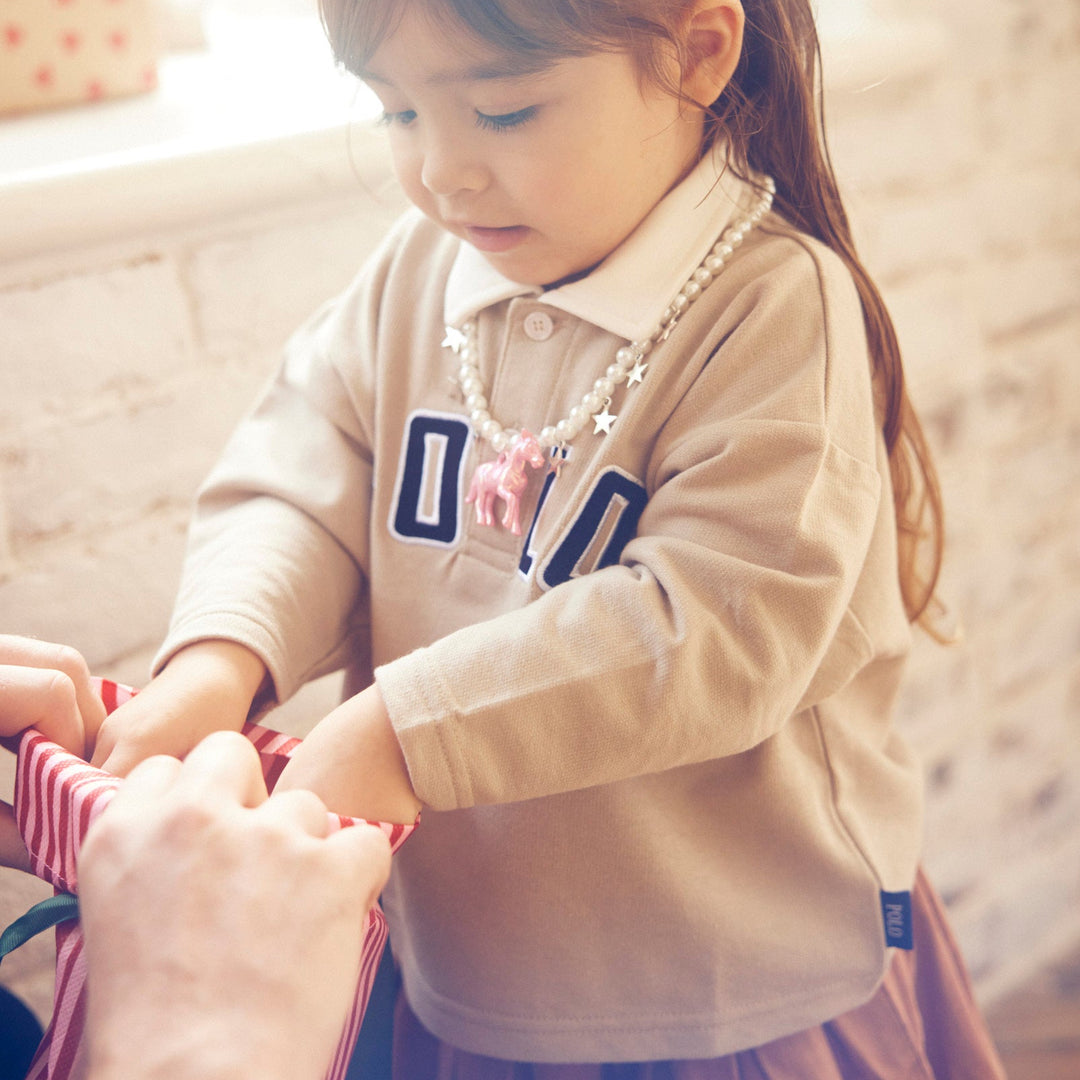 【BABY】2ボタン POLOロゴスウェット