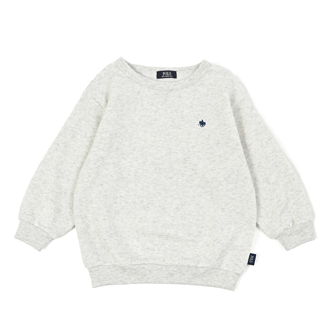 【KIDS】プレイヤー刺繍裏起毛スウェット