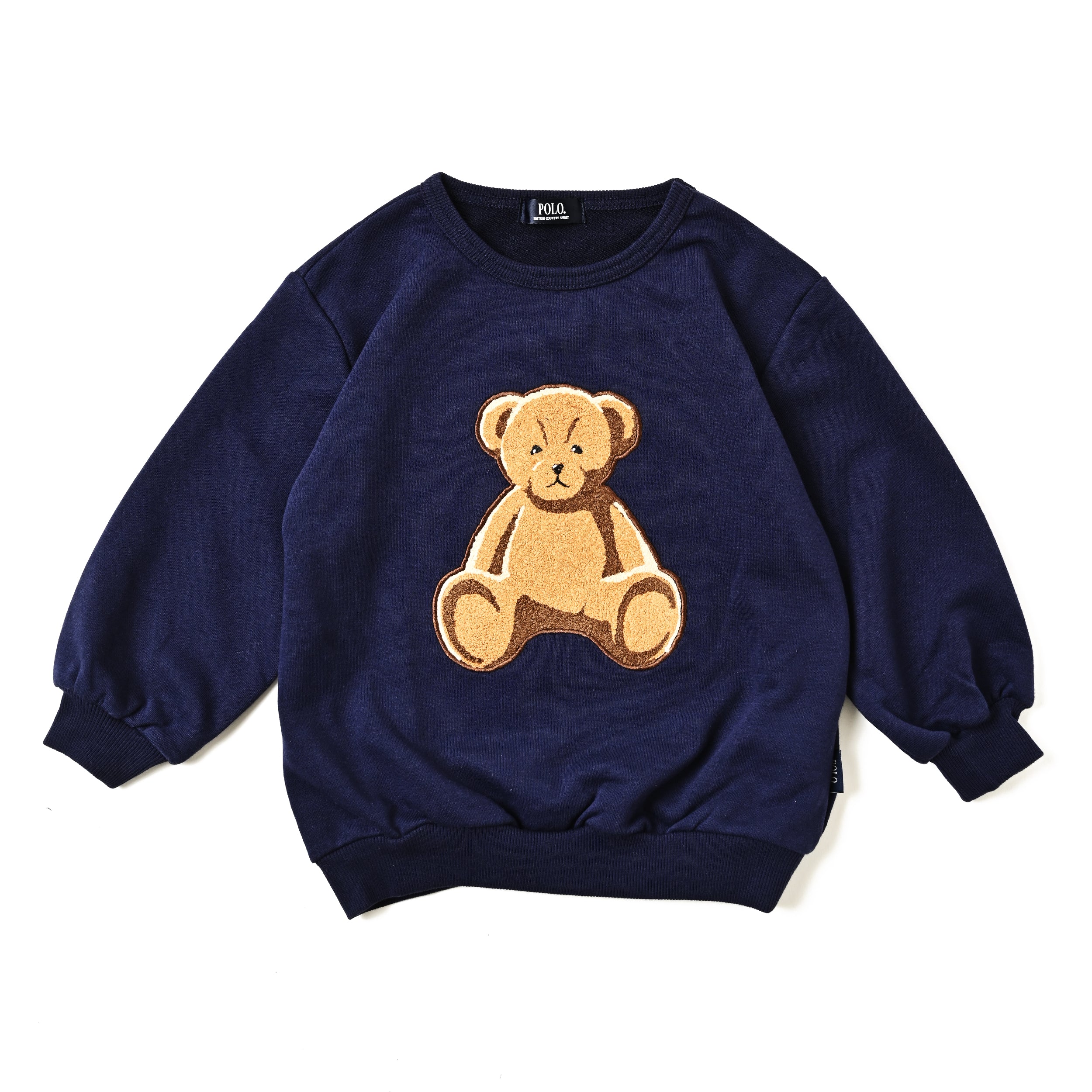 Polo Sport クマ刺繍 ネイビー スウェット KIDS】BEAR刺繍裏毛スウェット – POLO British Country Spirit