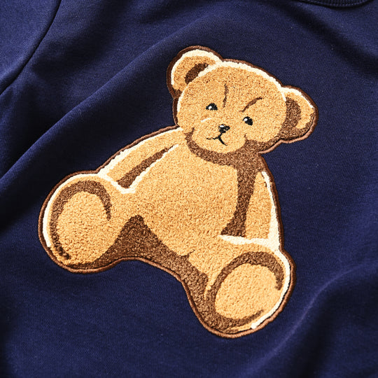 【KIDS】BEAR刺繍裏毛スウェット
