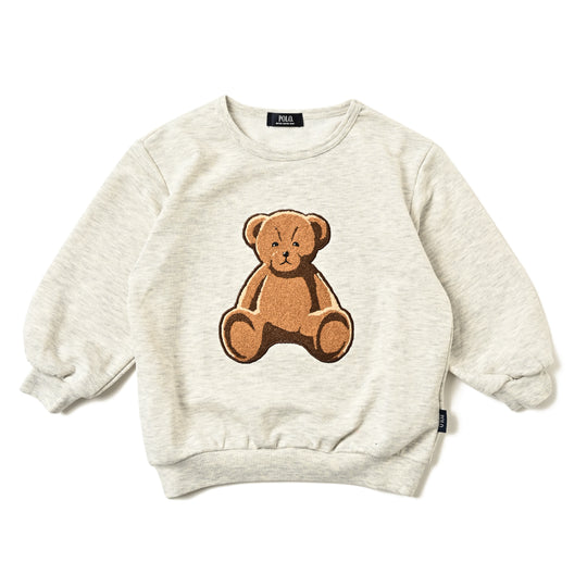 【KIDS】BEAR刺繍裏毛スウェット