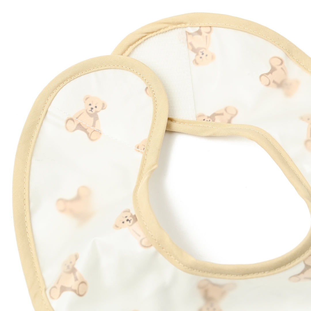 【BABY】POLO+クマ柄お食事エプロン（2枚組）