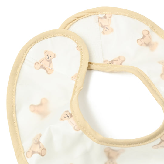 【BABY】POLO+クマ柄お食事エプロン（2枚組）