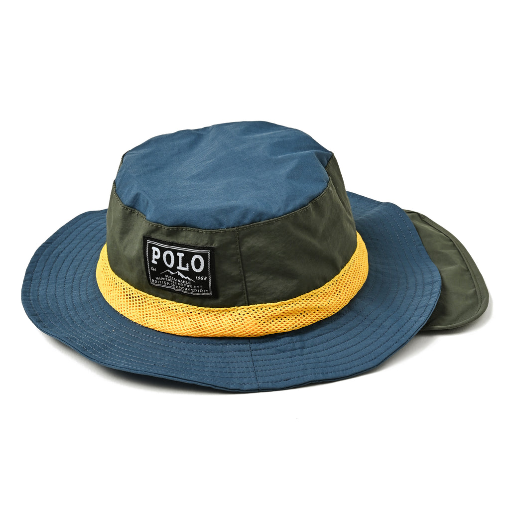 BABY】【KIDS】日よけ付き配色サファリハット – POLO British Country