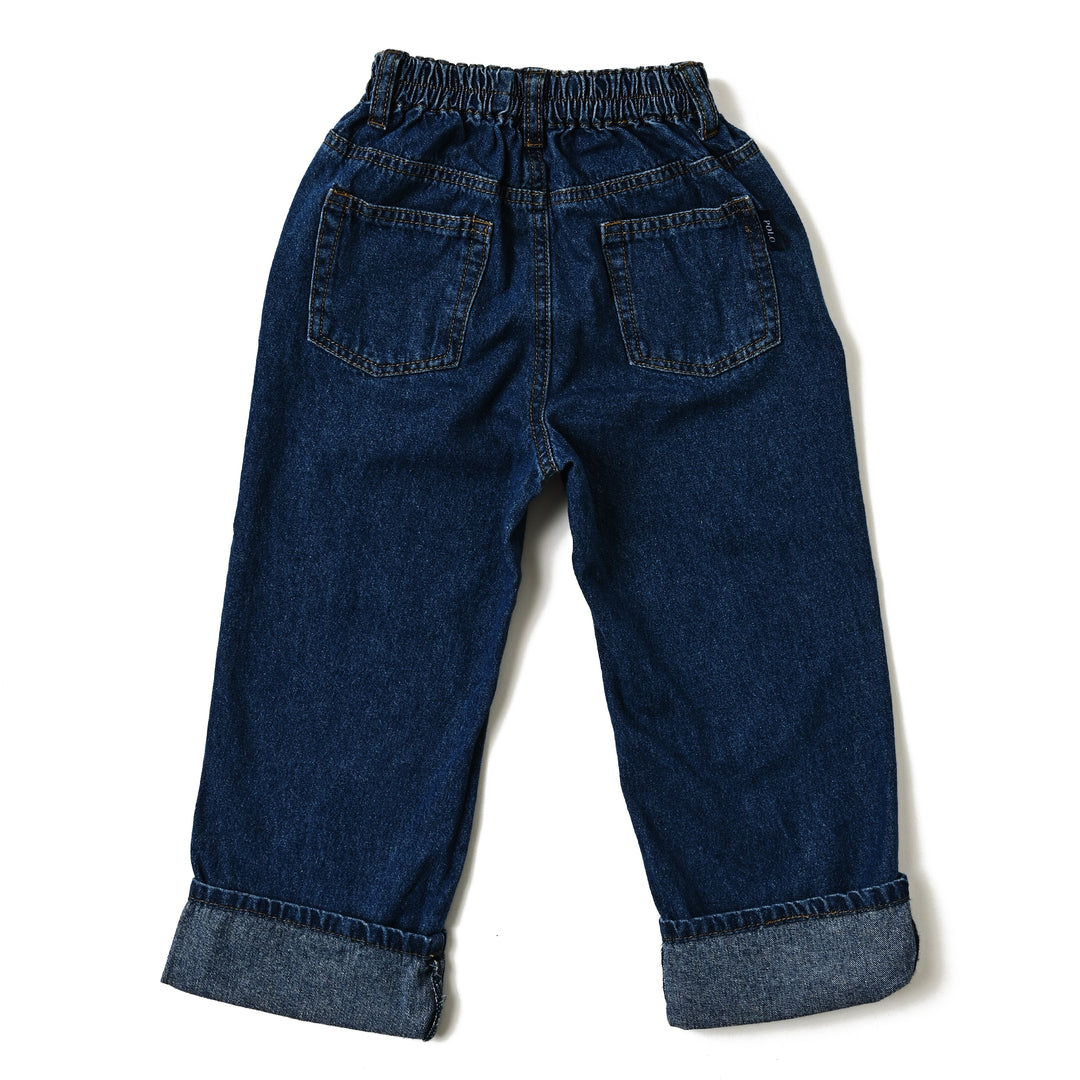 【KIDS】プレイヤー刺繍デニムパンツ