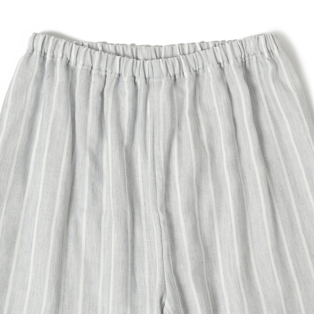 【MEN’S】先染め三重ガーゼ　ストライプパジャマ