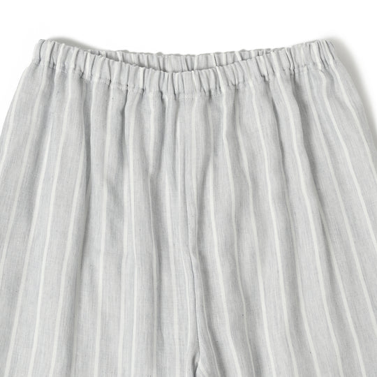 【MEN’S】先染め三重ガーゼ　ストライプパジャマ