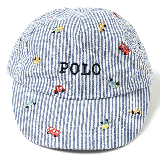 【BABY】【KIDS】クルマ刺繍CAP