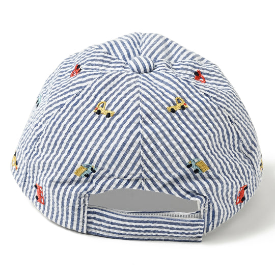 【BABY】【KIDS】クルマ刺繍CAP
