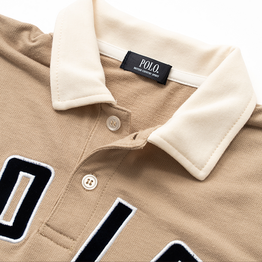 【KIDS】2ボタン POLOロゴスウェット