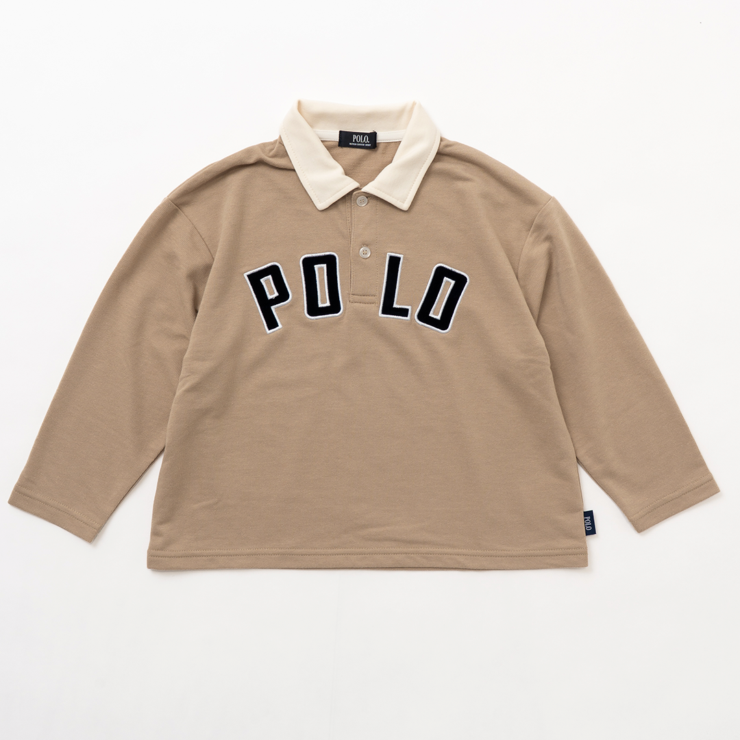 【KIDS】2ボタン POLOロゴスウェット