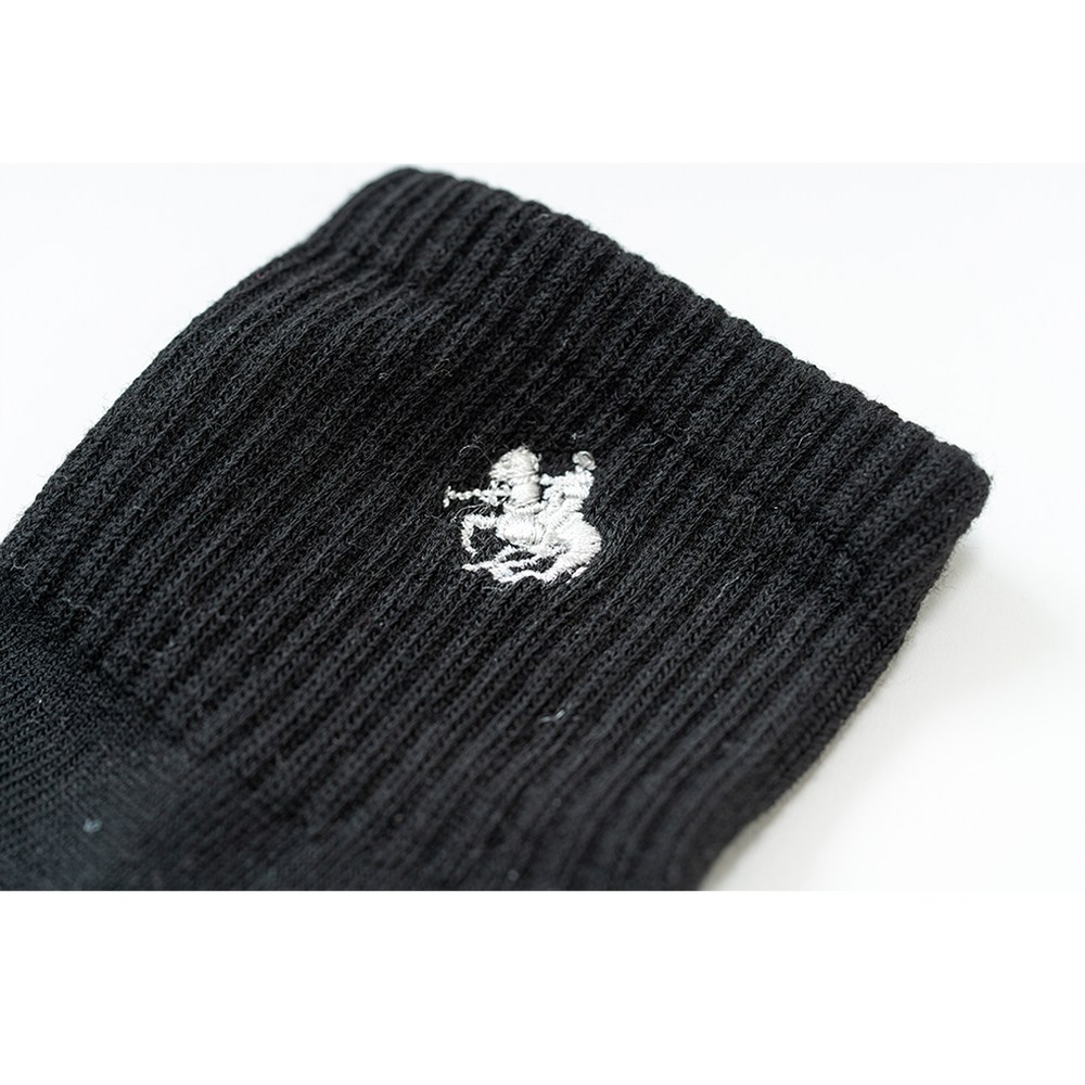 【MEN’S】プレイヤー刺繍クルー丈ソックス3足セット