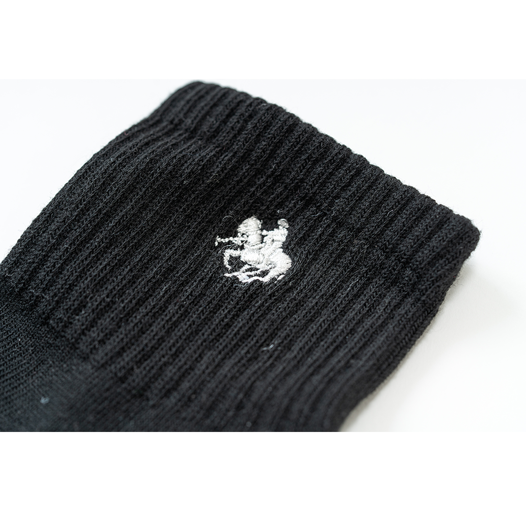 【MEN’S】プレイヤー刺繍クルー丈ソックス3足セット