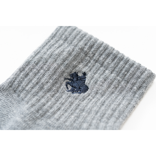 【MEN’S】プレイヤー刺繍クルー丈ソックス3足セット