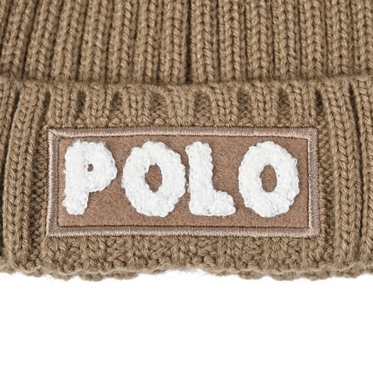POLOロゴ刺繍ニットキャップ