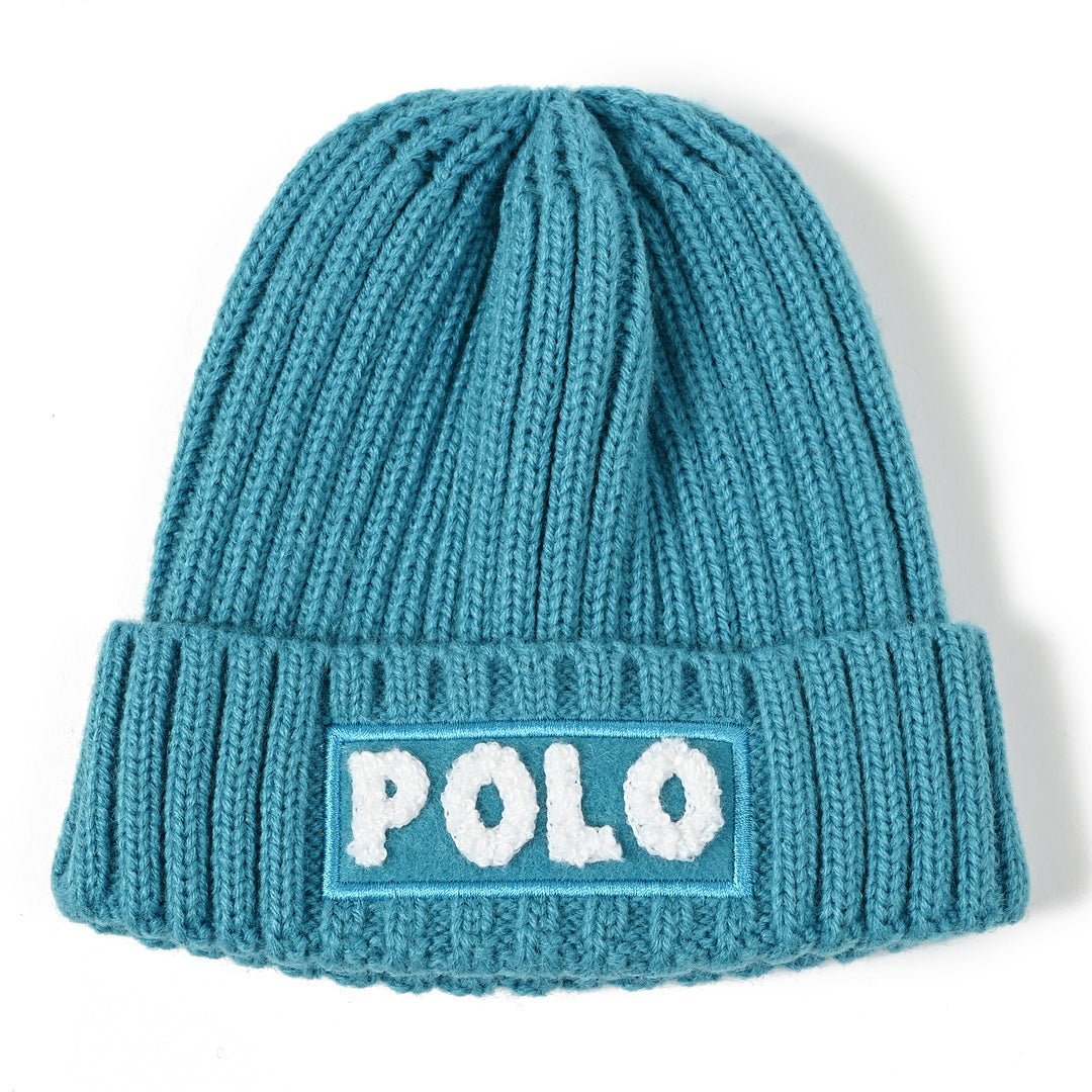 POLOロゴ刺繍ニットキャップ