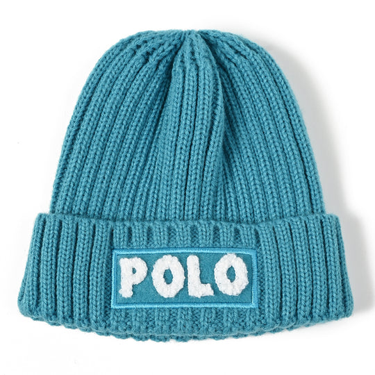 POLOロゴ刺繍ニットキャップ