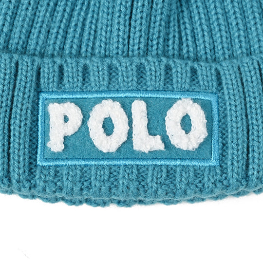 POLOロゴ刺繍ニットキャップ