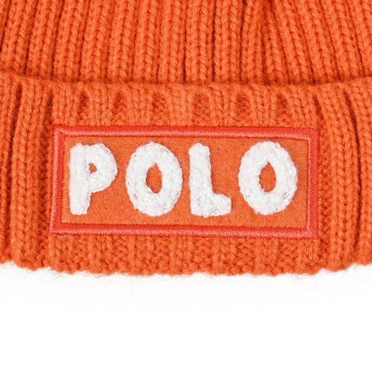 POLOロゴ刺繍ニットキャップ