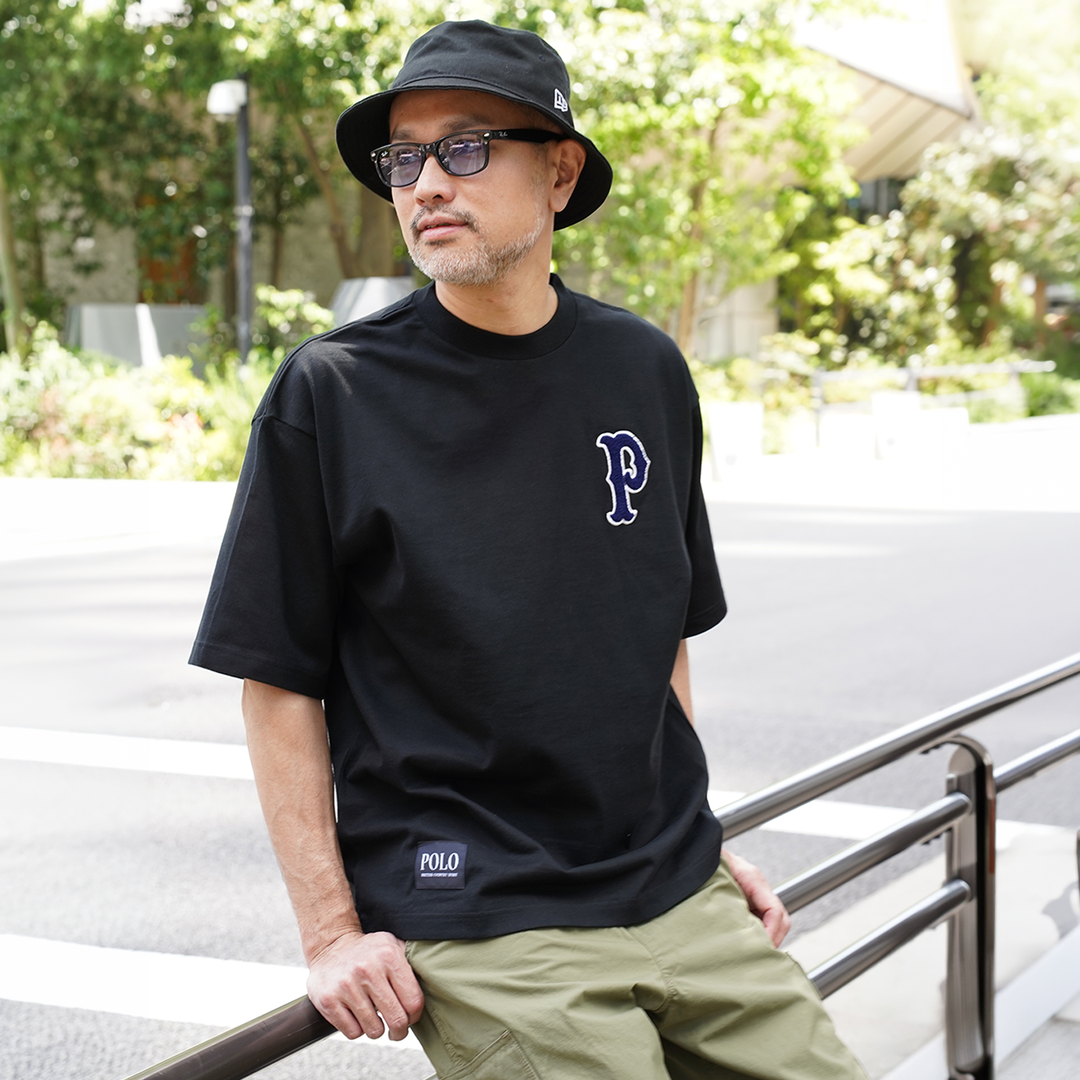 Chenille P Logo Tシャツ