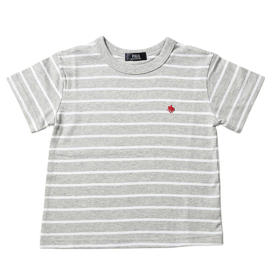 【KIDS】プレイヤー刺繍ボーダーTシャツ