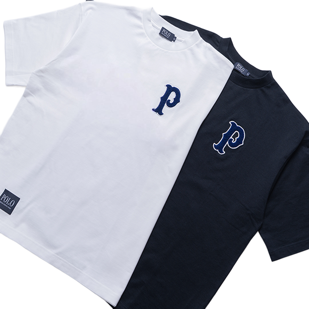 Chenille P Logo Tシャツ