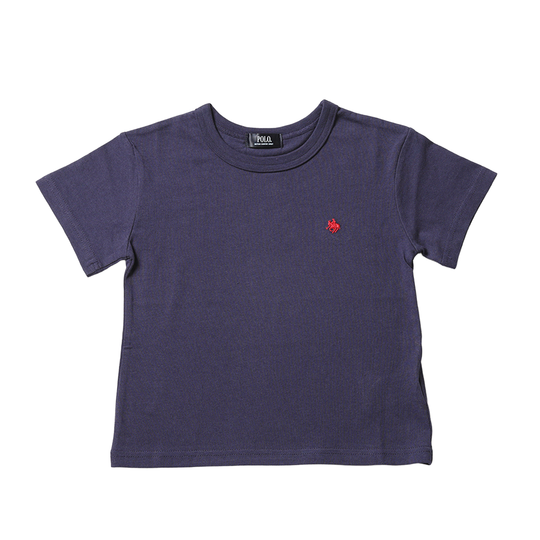【KIDS】プレイヤー刺繍無地Tシャツ